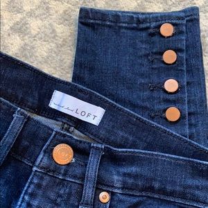 Loft, high waist skinny jean.